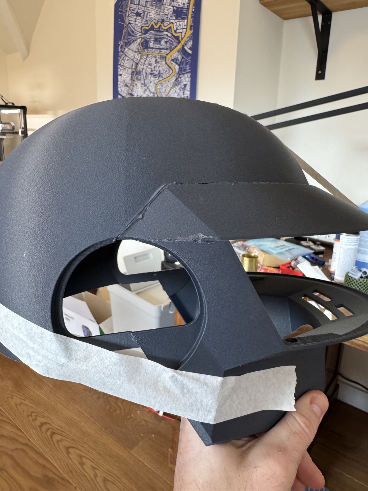 The front face section being bonded to the dome