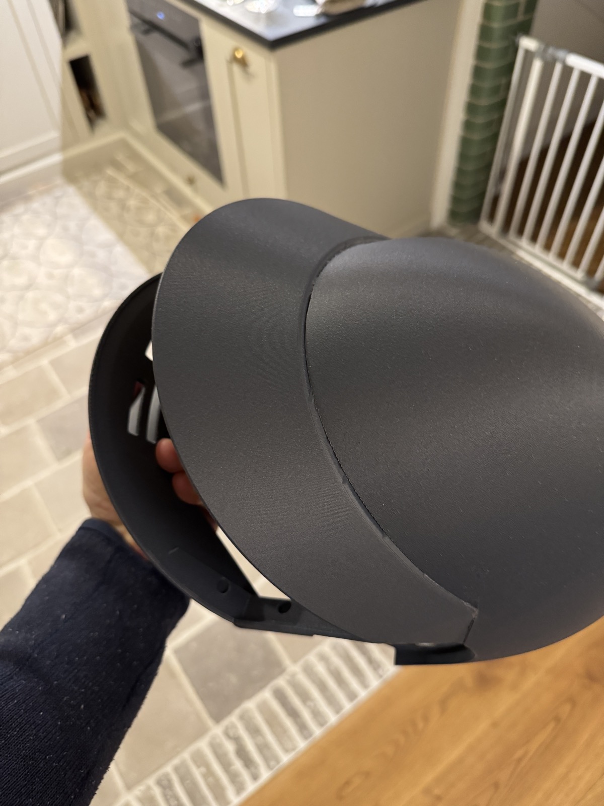 Top-down view showing the dome