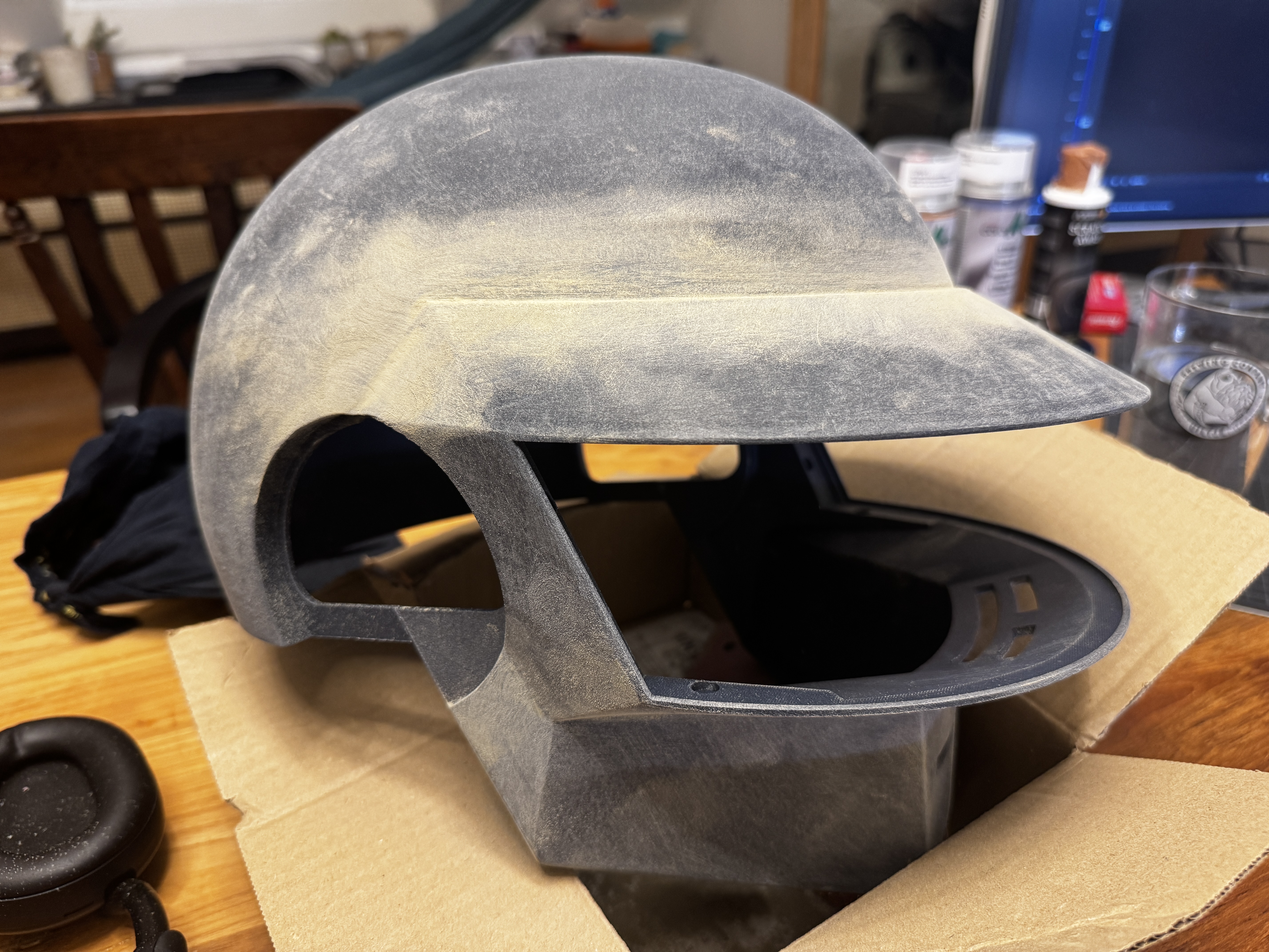 Bondo application, pass 1