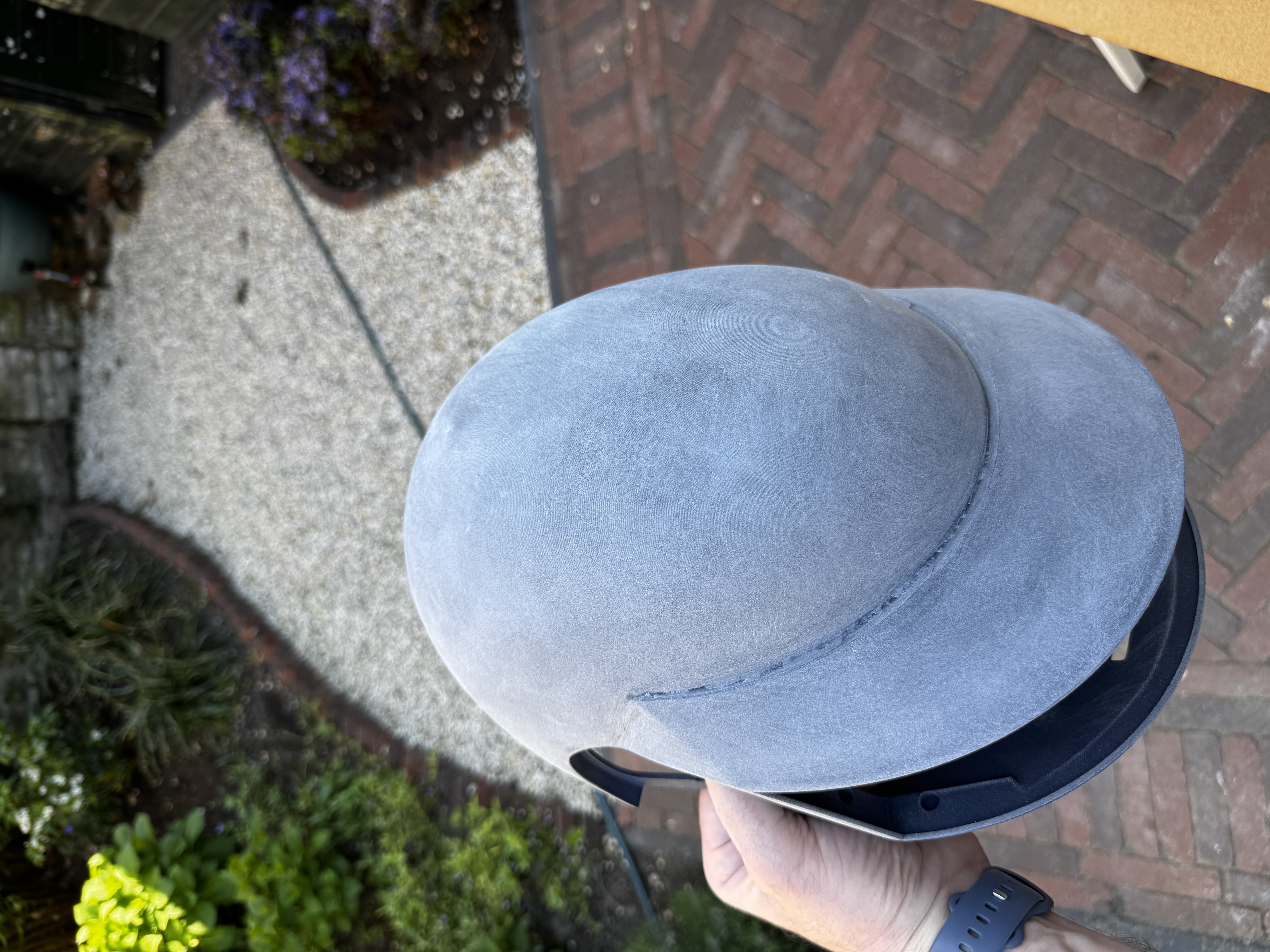 Sanding in progress