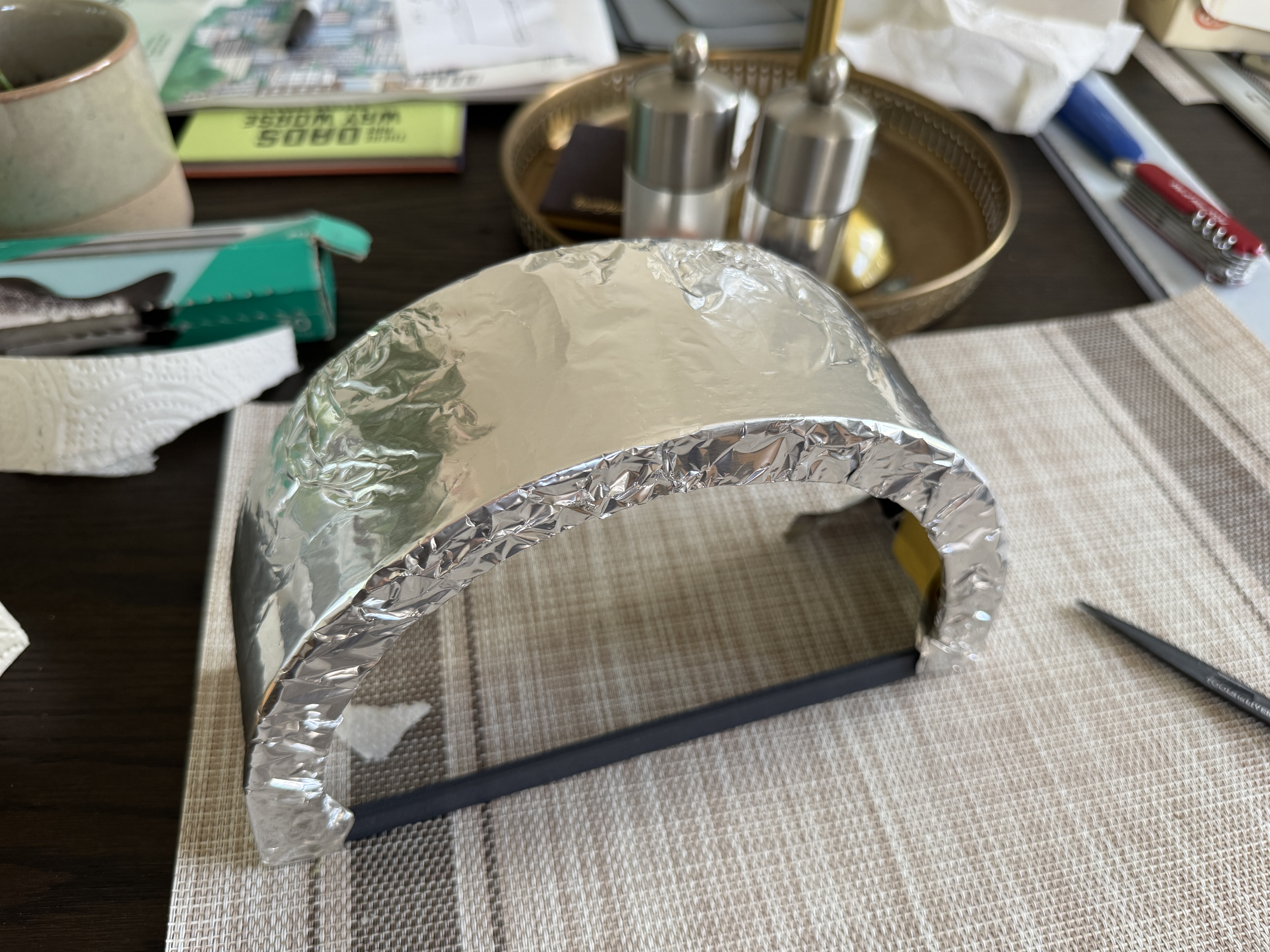 Forming the polycarbonate, pass 3